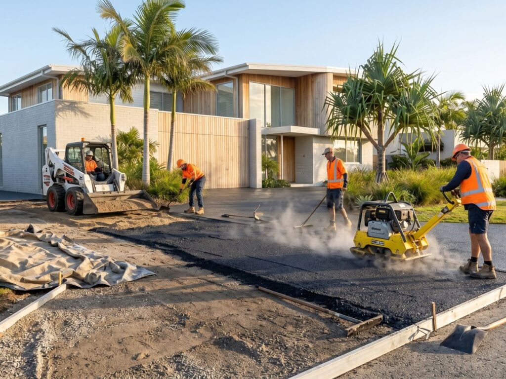sphalt and bitumen drive way gold coast
