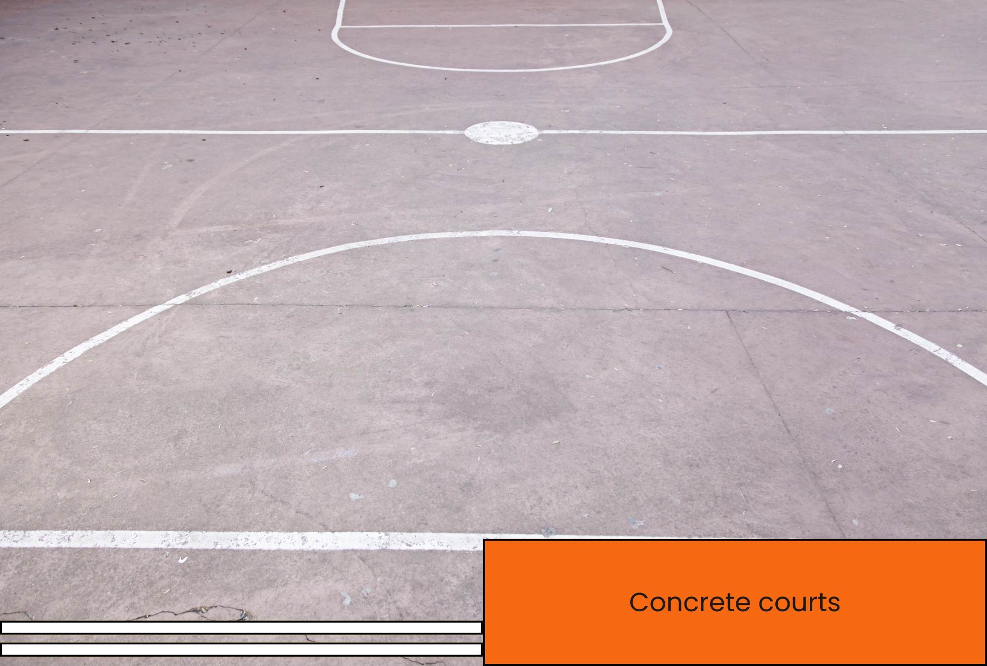 Concrete courts Concrete courts