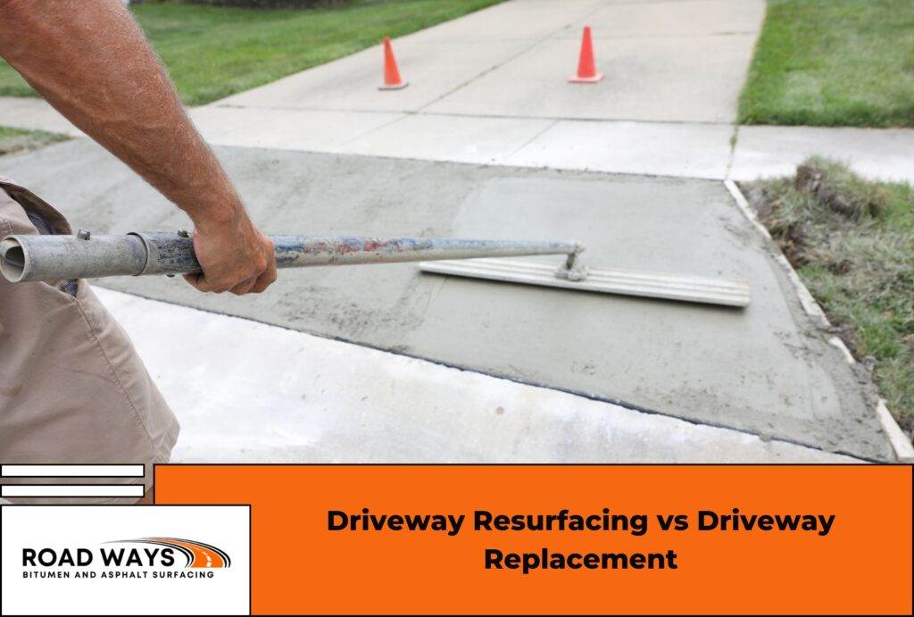 Driveway Resurfacing vs Driveway Replacement
