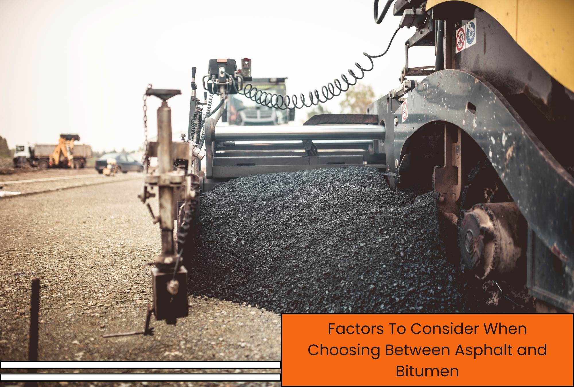 Factors To Consider When Choosing Between Asphalt and Bitumen
