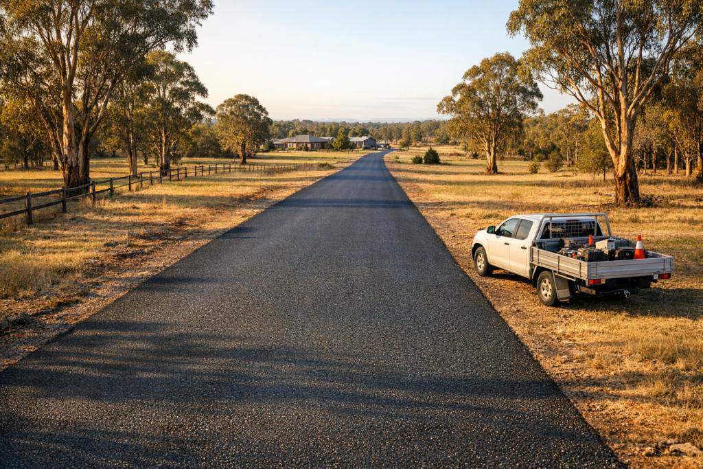 bitumen driveway construction